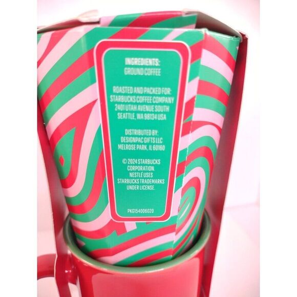 Starbucks Holiday Blend Coffee and Red Mug 16oz Gift Set LIMITED EDITION NEW - Picture 6 of 10